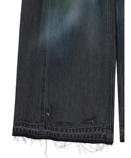 Ameri(アメリ)の「WIDE SIDE TUCK PAINT DENIM PANTS(デニムパンツ・レディース・ブラック/アイボリー・26inch/25inch/24inch)」の20枚目の写真