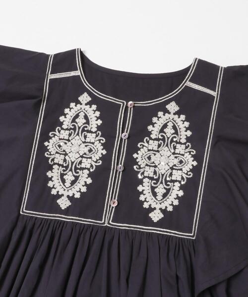URBAN RESEARCH Sonny Label(アーバンリサーチサニーレーベル)の「スパンコールエンブロイダリーワンピース(ワンピース・レディース・ブラック/オレンジ/ブルー・FREE)」の12枚目の写真