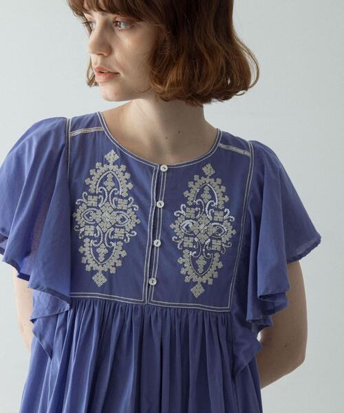 URBAN RESEARCH Sonny Label(アーバンリサーチサニーレーベル)の「スパンコールエンブロイダリーワンピース(ワンピース・レディース・ブラック/オレンジ/ブルー・FREE)」の13枚目の写真