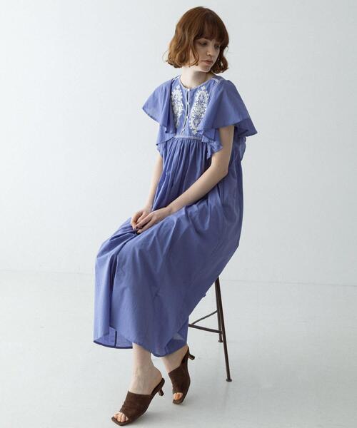 URBAN RESEARCH Sonny Label(アーバンリサーチサニーレーベル)の「スパンコールエンブロイダリーワンピース(ワンピース・レディース・ブラック/オレンジ/ブルー・FREE)」の19枚目の写真