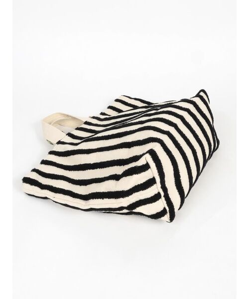 FIKA.（フィーカ）の「Loop embroidered stripe bag（トートバッグ・レディース・グリーン系その他3/ブラック/ダークブラウン・FREE）」の10枚目の写真