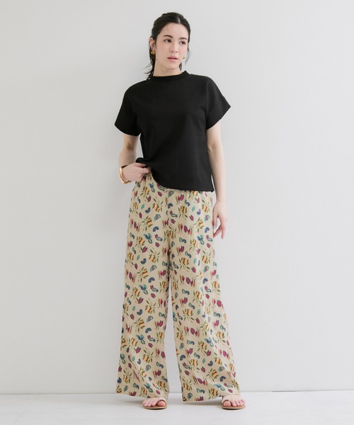 le cercle ADAM ET ROPE'(ルセルクルアダムエロペ)の「【NYBG】ボタニカル柄イージーパンツ(その他パンツ・レディース・ブラック系その他2/ベージュ系その他・FREE)」の16枚目の写真