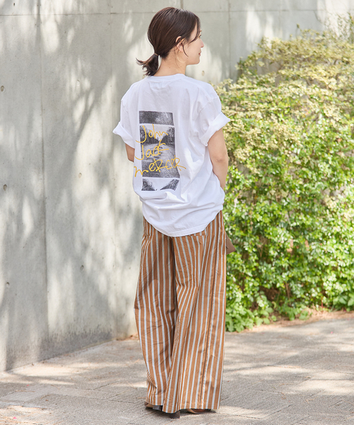 jj mercer(ジェイジェイマーサー)の「別注【J.J.Mercer / ジェイジェイマーサー】PHOTO*LOGO TEE(Tシャツ/カットソー・レディース・ホワイト・FREE)」の3枚目の写真