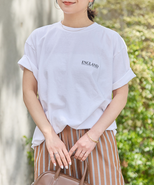 jj mercer(ジェイジェイマーサー)の「別注【J.J.Mercer / ジェイジェイマーサー】PHOTO*LOGO TEE(Tシャツ/カットソー・レディース・ホワイト・FREE)」の4枚目の写真