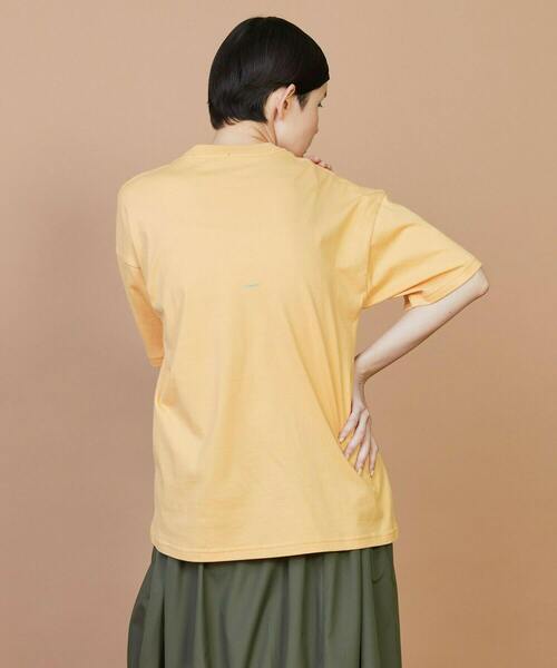 FRAPBOIS（フラボア）の「フキダシT（Tシャツ/カットソー・レディース・ネイビー/オレンジ/アイボリー・2/1）」の14枚目の写真