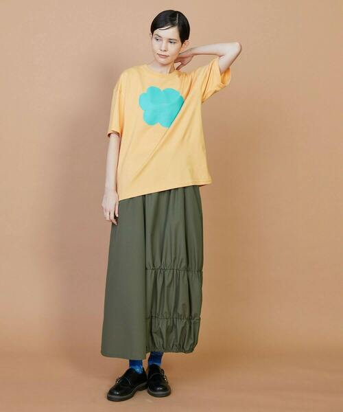 FRAPBOIS（フラボア）の「フキダシT（Tシャツ/カットソー・レディース・ネイビー/オレンジ/アイボリー・2/1）」の16枚目の写真