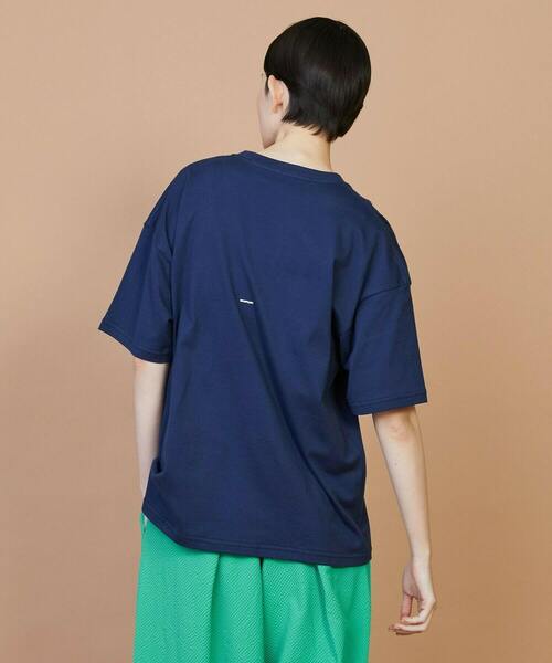 FRAPBOIS（フラボア）の「フキダシT（Tシャツ/カットソー・レディース・ネイビー/オレンジ/アイボリー・2/1）」の20枚目の写真