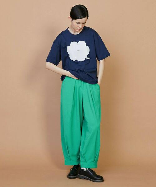 FRAPBOIS（フラボア）の「フキダシT（Tシャツ/カットソー・レディース・ネイビー/オレンジ/アイボリー・2/1）」の22枚目の写真