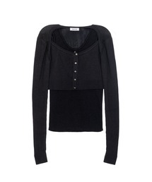 BASICKS（ベイシックス）の「Layered Rib Knit（ニット/セーター）」