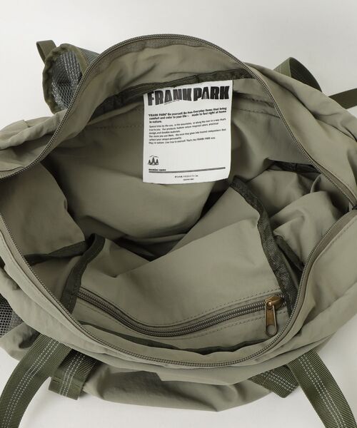 ONE DAY KMC (ワンデイケーエムシー)の「FRANK PRODUCTS / 2WAY WANDER BAG-Msize / FR2026SS001WB(バックパック/リュック・メンズ・グリーン/イエロー/ブラック・MEDIUM)」の8枚目の写真
