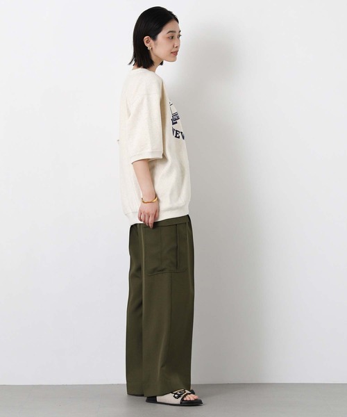 Champion(チャンピオン)の「チャンピオンロゴ裏毛カットソー(Tシャツ/カットソー・レディース・オートミール/ネイビー/グレー・M)」の13枚目の写真