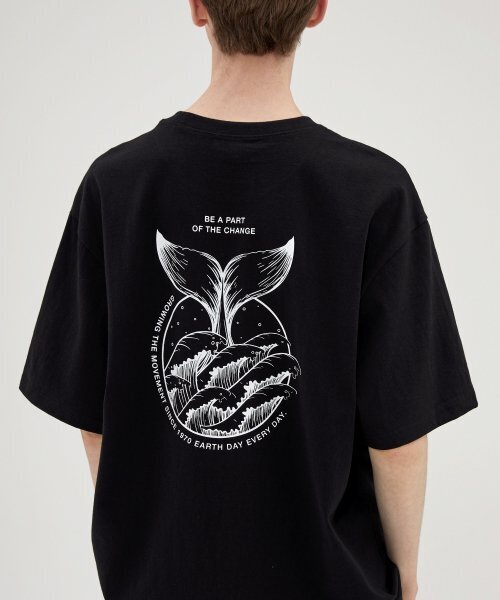 VANNWORKS(バンワークス)の「Earth Day Every Day オーバーサイズ 半袖Tシャツ (VNCTS238) ブラック(Tシャツ/カットソー・レディース・その他・LARGE/MEDIUM/SMALL/X-LARGE/XX-LARGE)」の1枚目の写真