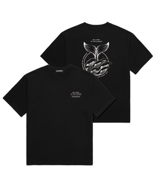 VANNWORKS(バンワークス)の「Earth Day Every Day オーバーサイズ 半袖Tシャツ (VNCTS238) ブラック(Tシャツ/カットソー・レディース・その他・LARGE/MEDIUM/SMALL/X-LARGE/XX-LARGE)」の2枚目の写真