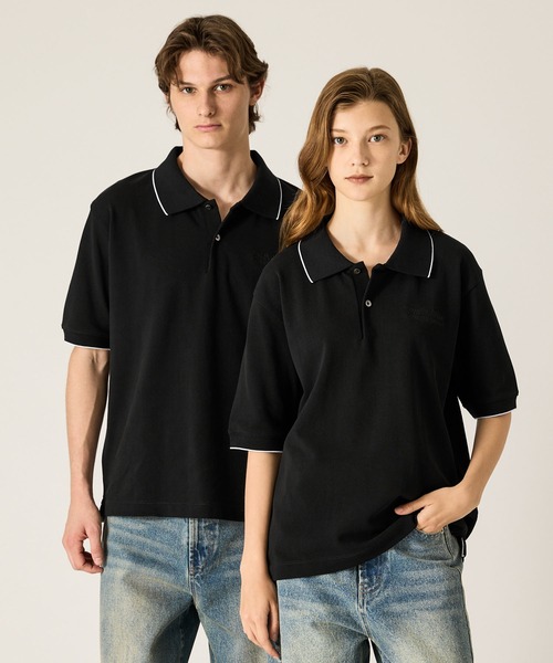CLEL】Giza Cotton Kanoko Polo Shirt / ギザコットン 鹿子ポロシャツ