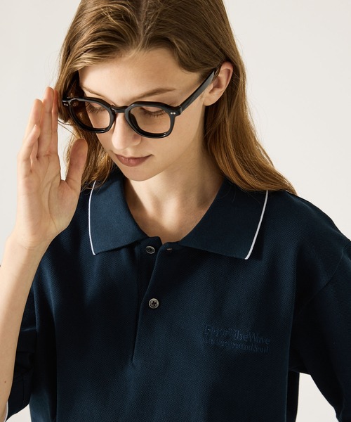 CLEL（クレイル）の「【CLEL】Giza Cotton Kanoko Polo Shirt / ギザコットン 鹿子ポロシャツ(抗菌防臭)（ポロシャツ・メンズ・ブラック系/チャコールグレー/ブラウン/ブラウン系/ネイビー/グレー系/ブラック/ネイビー系・XS/S/M/L）」の16枚目の写真