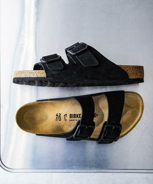 BIRKENSTOCK（ビルケンシュトック）の「『別注』BIRKENSTOCK×DOORS　ARIZONA WB(REG)（サンダル・メンズ・ブラック・39/40/41/42/43/44）」の2枚目の写真