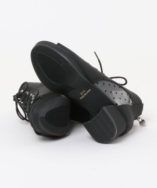 algy(アルジー)の「【algy】レースアップサンダル(サンダル・キッズ・ブラック/ピンク・21.0cm/22.0cm/24.0cm/20.0cm/23.0cm)」の4枚目の写真