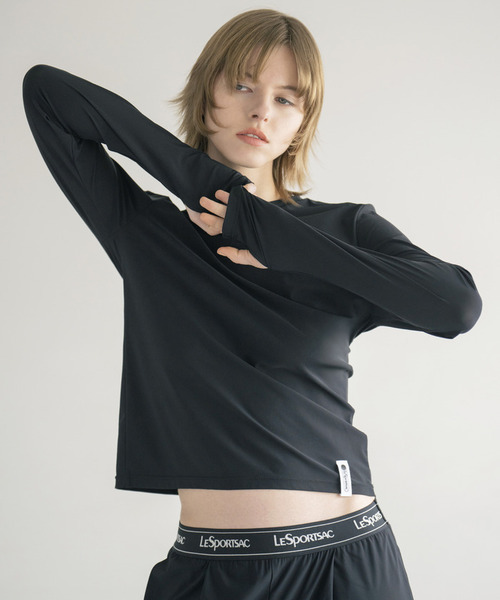 LeSportsac(レスポートサック)の「【 紫外線対策 / UVカット / 接触冷感 】 クルーネックプルオーバー(Tシャツ/カットソー・レディース・ブラック/ホワイト/ブルー・SMALL/MEDIUM)」の22枚目の写真