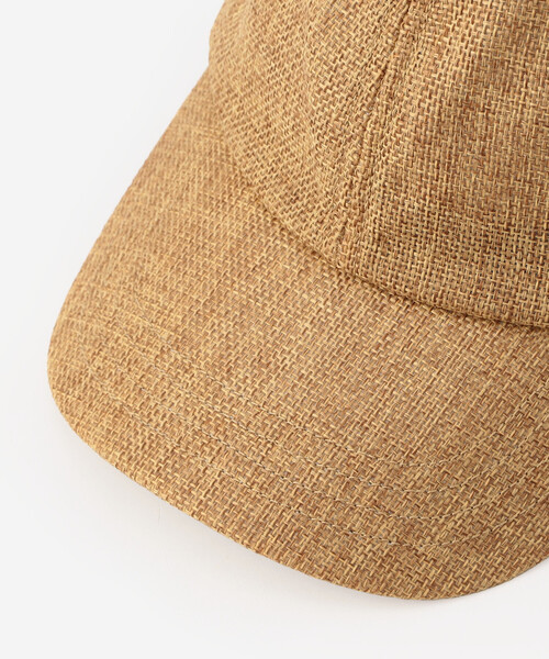 ORCIVAL(オーシバル)の「ORCIVAL | ラフィアライク 6Pキャップ UNISEX(キャップ・レディース・ベージュ/ベージュ系その他/ブラック・F)」の9枚目の写真