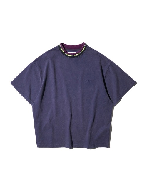 C.E.L.STORE(セルストア)の「Maui & Sons / マウイアンドサンズ Spirit wave SS Tee 首リブ ジャガード Tシャツ(Tシャツ/カットソー・メンズ・ネイビー/オレンジ/ターコイズブルー/ブラック・SMALL/MEDIUM/LARGE)」の6枚目の写真