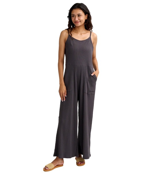 BILLABONG(ビラボン)の「ビラボン BILLABONG アウトドアカジュアル ロングパンツ JACQUARD RIB SALOPETTE(サロペット/オーバーオール・レディース・イエロー/ダークグレー・M/L)」の2枚目の写真
