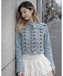 inst.ALL（インストール）の「デニムナポレオンジャケット（デニムジャケット）」
