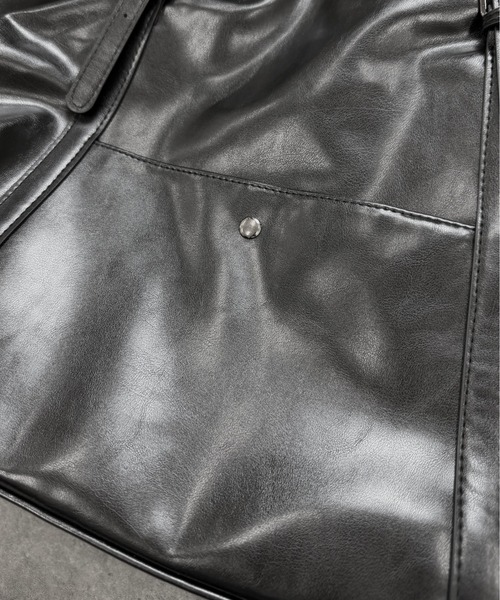 LVEU.(ラブユ.)の「【LVEU.】2wayビッグショルダーバッグ / バッグ ショルダーバッグ トートバッグ 2way 通勤 通学 ブラック チャコール(ショルダーバッグ・レディース・チャコールグレー/ブラック・FREE)」の10枚目の写真