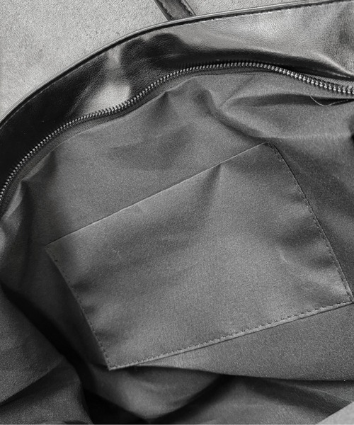 LVEU.(ラブユ.)の「【LVEU.】2wayビッグショルダーバッグ / バッグ ショルダーバッグ トートバッグ 2way 通勤 通学 ブラック チャコール(ショルダーバッグ・レディース・チャコールグレー/ブラック・FREE)」の14枚目の写真