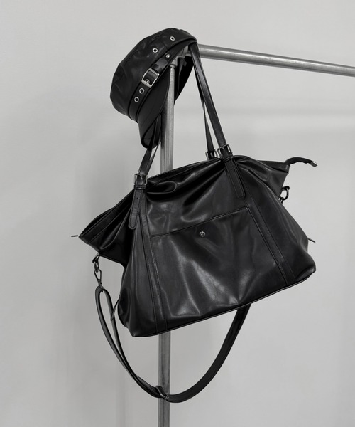 LVEU.(ラブユ.)の「【LVEU.】2wayビッグショルダーバッグ / バッグ ショルダーバッグ トートバッグ 2way 通勤 通学 ブラック チャコール(ショルダーバッグ・レディース・チャコールグレー/ブラック・FREE)」の16枚目の写真