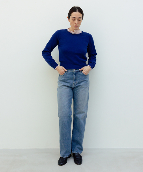 BLANKROOM HER(ブランクルームウーマン)の「キリラウンドプルオーバー_FRENCH BLUE(ニット/セーター・レディース・その他・ONE)」の2枚目の写真
