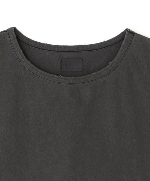 DANKE SCHON(ダンケシェーン)の「DankeSchon/ダンケシェーン/PIGMENT NOSLEEVES CROSS(Tシャツ/カットソー・レディース・ブラック系その他・L/M)」の2枚目の写真