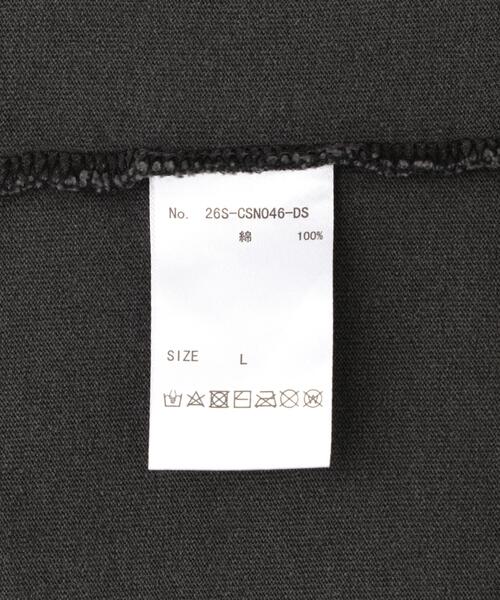 DANKE SCHON(ダンケシェーン)の「DankeSchon/ダンケシェーン/PIGMENT NOSLEEVES CROSS(Tシャツ/カットソー・レディース・ブラック系その他・L/M)」の6枚目の写真