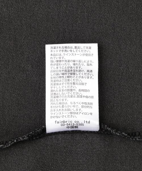 DANKE SCHON(ダンケシェーン)の「DankeSchon/ダンケシェーン/PIGMENT NOSLEEVES CROSS(Tシャツ/カットソー・レディース・ブラック系その他・L/M)」の7枚目の写真
