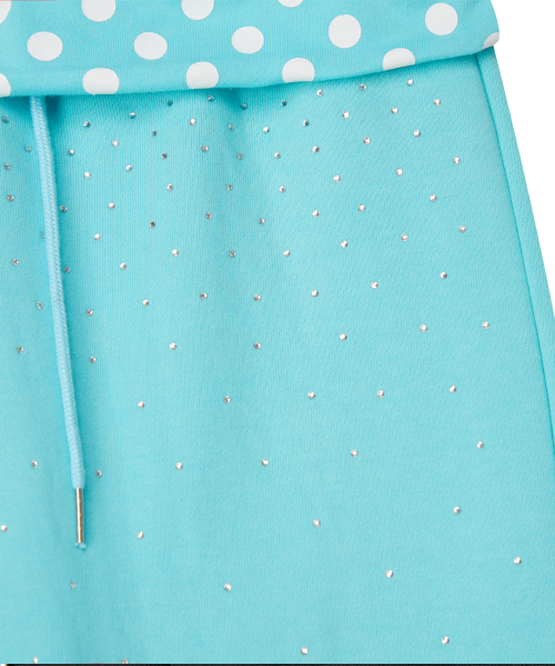 LUVISTRUE(ラヴイズトゥルー)の「SY CRYSTAL FOLDING PANTS(BLUE)(スウェットパンツ・レディース・その他・FREE)」の4枚目の写真