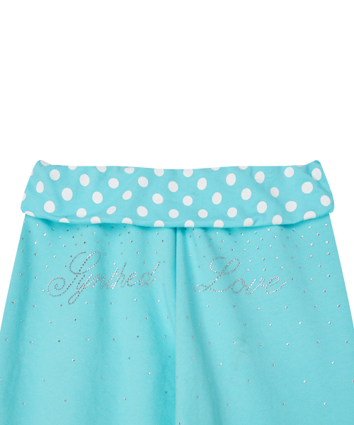 LUVISTRUE(ラヴイズトゥルー)の「SY CRYSTAL FOLDING PANTS(BLUE)(スウェットパンツ・レディース・その他・FREE)」の5枚目の写真