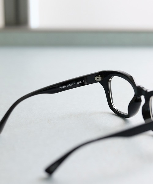 NUMBER (N)INE(ナンバーナイン)の「WELLINGTON SUNGLASSES / ウェリントン サングラス - UVカット -(サングラス・メンズ・ブラウン/ブラック・FREE)」の4枚目の写真