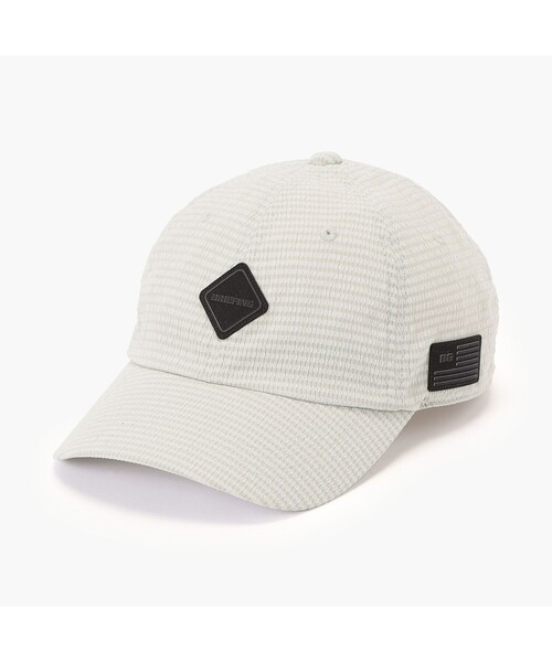 BRIEFING（ブリーフィング）の「【BRIEFING GOLF／ブリーフィングゴルフ】MEN’S SEERSUCKER CAP（キャップ・メンズ・ホワイト/チャコール/ベージュ/ブラック・FREE）」の4枚目の写真