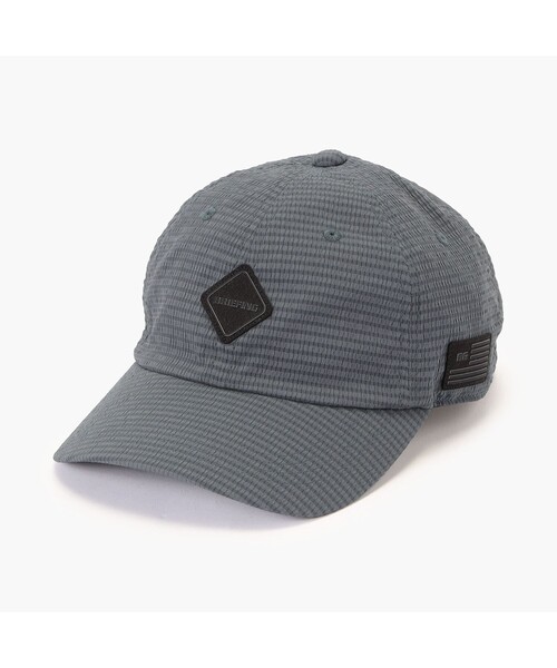 BRIEFING（ブリーフィング）の「【BRIEFING GOLF／ブリーフィングゴルフ】MEN’S SEERSUCKER CAP（キャップ・メンズ・ホワイト/チャコール/ベージュ/ブラック・FREE）」の3枚目の写真