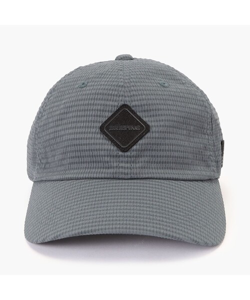 BRIEFING（ブリーフィング）の「【BRIEFING GOLF／ブリーフィングゴルフ】MEN’S SEERSUCKER CAP（キャップ・メンズ・ホワイト/チャコール/ベージュ/ブラック・FREE）」の6枚目の写真