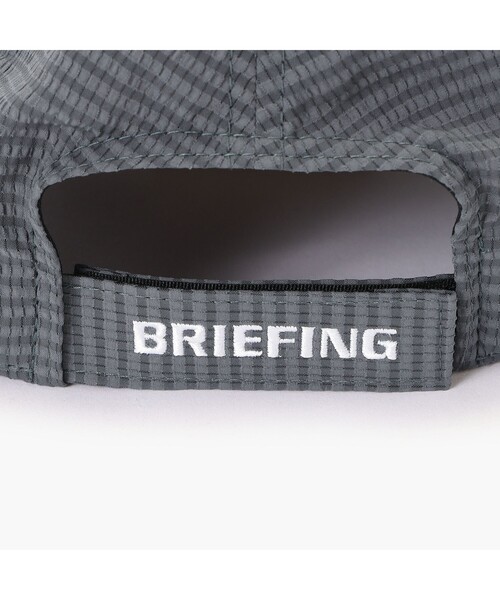 BRIEFING（ブリーフィング）の「【BRIEFING GOLF／ブリーフィングゴルフ】MEN’S SEERSUCKER CAP（キャップ・メンズ・ホワイト/チャコール/ベージュ/ブラック・FREE）」の8枚目の写真