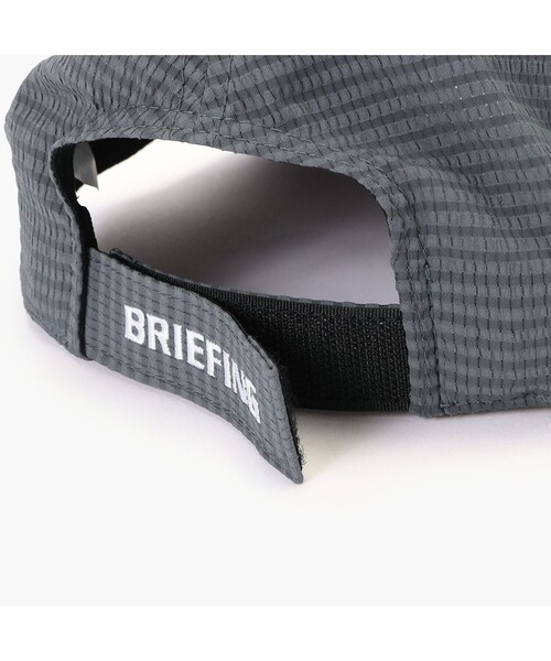 BRIEFING（ブリーフィング）の「【BRIEFING GOLF／ブリーフィングゴルフ】MEN’S SEERSUCKER CAP（キャップ・メンズ・ホワイト/チャコール/ベージュ/ブラック・FREE）」の9枚目の写真