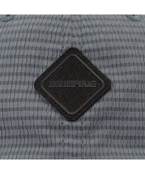 BRIEFING（ブリーフィング）の「【BRIEFING GOLF／ブリーフィングゴルフ】MEN’S SEERSUCKER CAP（キャップ・メンズ・ホワイト/チャコール/ベージュ/ブラック・FREE）」の11枚目の写真