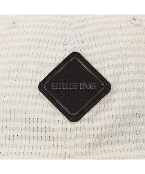BRIEFING（ブリーフィング）の「【BRIEFING GOLF／ブリーフィングゴルフ】MEN’S SEERSUCKER CAP（キャップ・メンズ・ホワイト/チャコール/ベージュ/ブラック・FREE）」の13枚目の写真