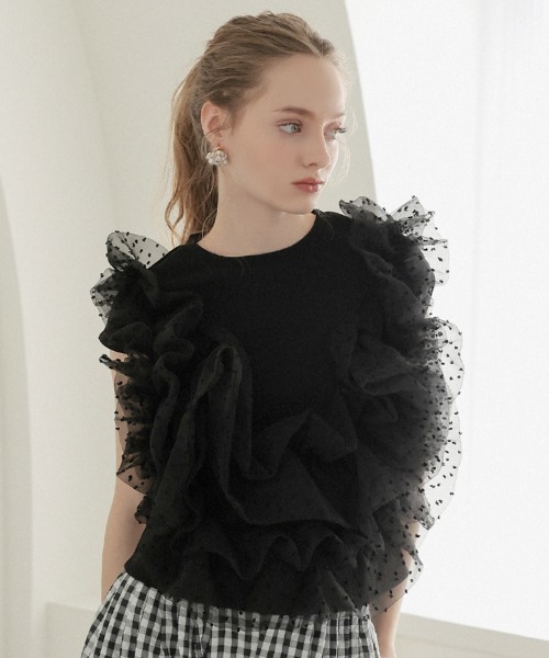 DONOBAN(ドノバン)の「ピクシートップス(Tシャツ/カットソー・レディース・ブラック/ホワイト/グレー・ONE SIZE)」の5枚目の写真