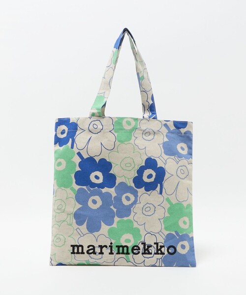 marimekko(マリメッコ)の「<marimekko>Vankka Piirto Unikko トートバッグ(トートバッグ・レディース・ライトブルー/ライトピンク・FREE)」の12枚目の写真