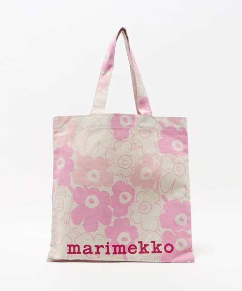marimekko(マリメッコ)の「<marimekko>Vankka Piirto Unikko トートバッグ(トートバッグ・レディース・ライトブルー/ライトピンク・FREE)」の5枚目の写真