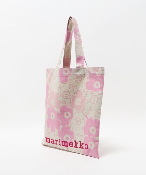 marimekko(マリメッコ)の「<marimekko>Vankka Piirto Unikko トートバッグ(トートバッグ・レディース・ライトブルー/ライトピンク・FREE)」の6枚目の写真