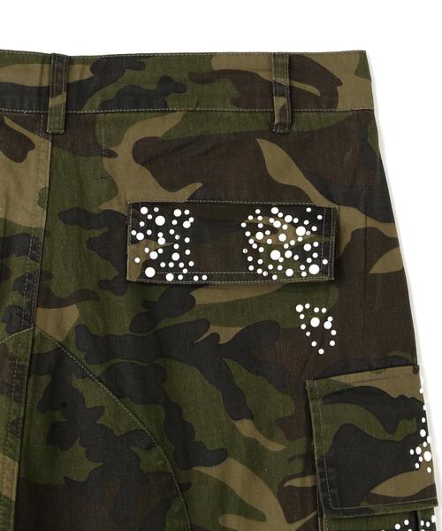 DANKE SCHON(ダンケシェーン)の「DankeSchon/ダンケシェーン/PEARL CARGO PANTS(カーゴパンツ・レディース・オリーブ系1・L/M/S)」の7枚目の写真