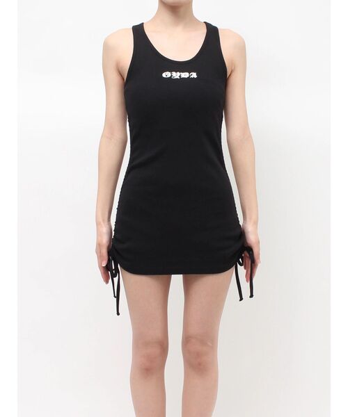 GYDA(ジェイダ)の「GYDA side drawstringチュニック(ワンピース・レディース・ブラック/オフホワイト・FREE)」の20枚目の写真