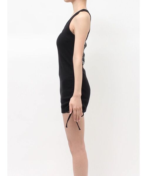 GYDA(ジェイダ)の「GYDA side drawstringチュニック(ワンピース・レディース・ブラック/オフホワイト・FREE)」の21枚目の写真